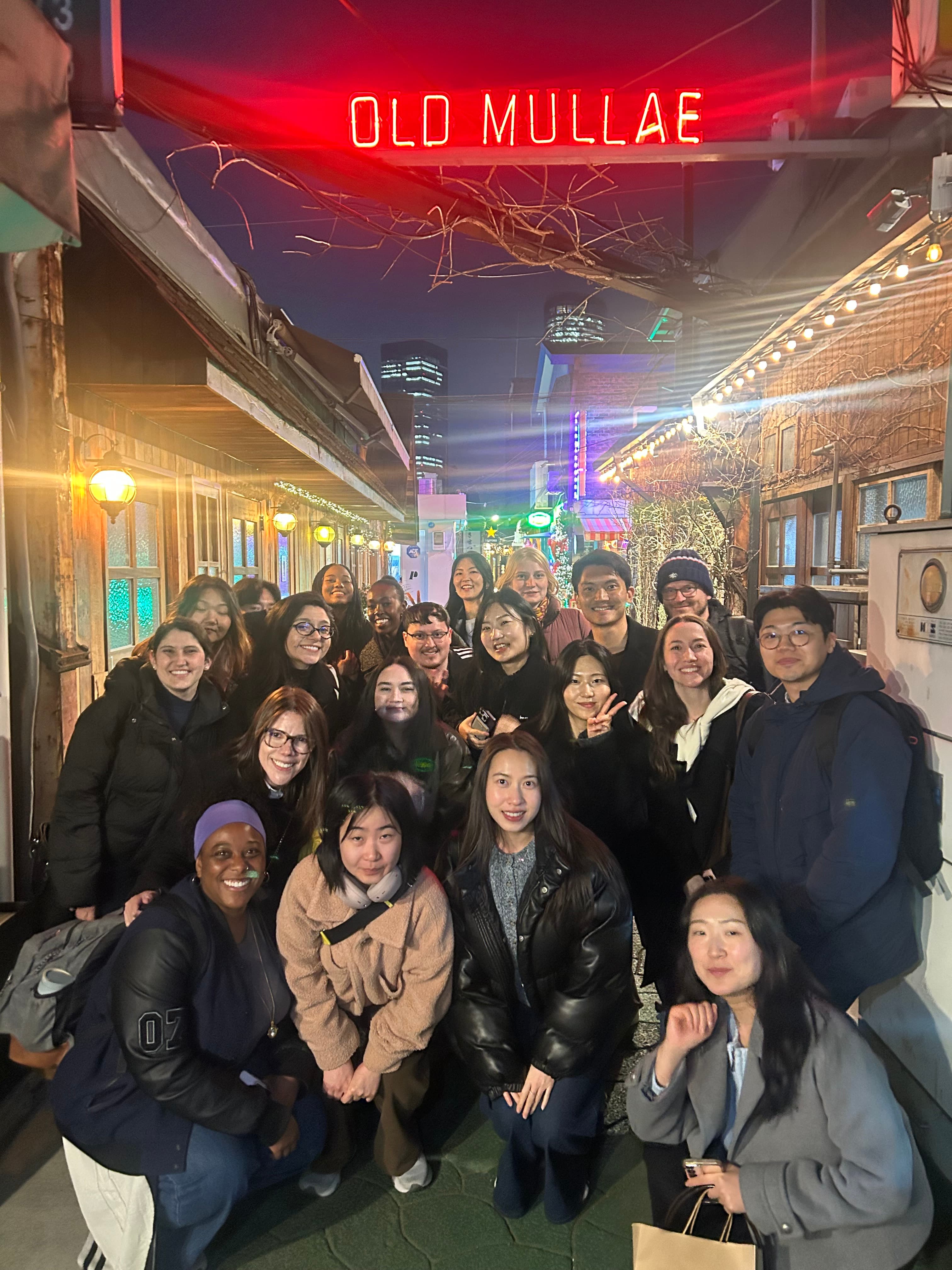 Group photo of Koreans Next Door community members