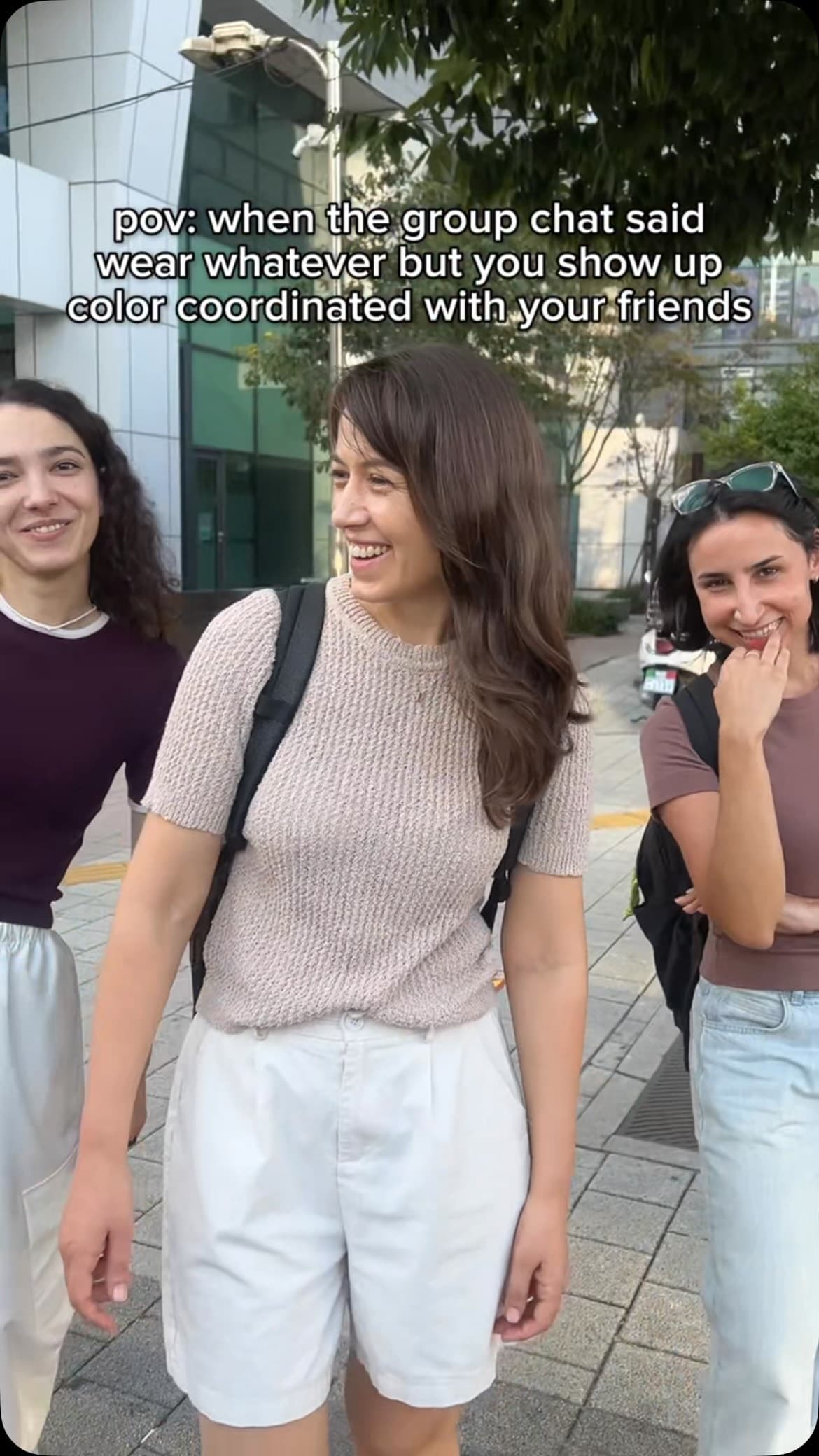 When the group chat says wear whatever